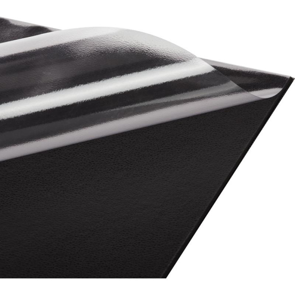 Коврик на стол Attache 380х590 мм черный (с прозрачным верхним листом)