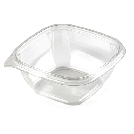 Контейнер одноразовый без крышки ЮПК-1212 126х126х60 мм 500 мл  прозрачный (300 штук в упаковке)