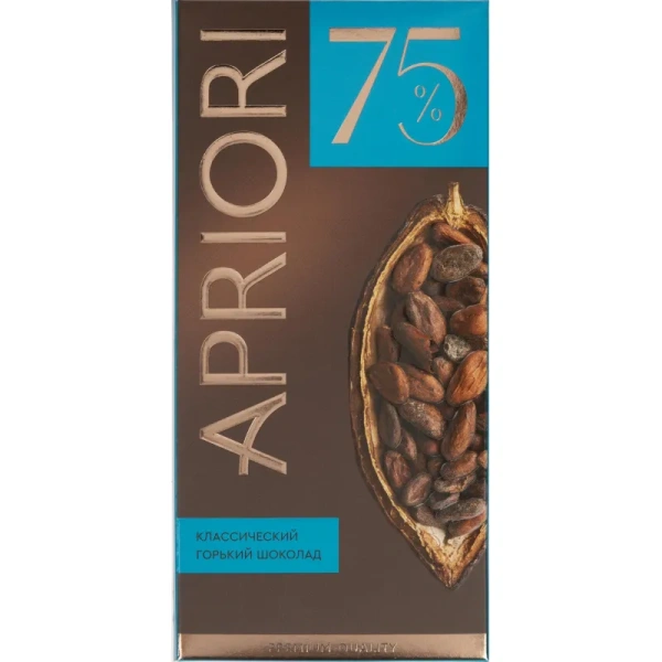Шоколад Apriori горький 75% какао 85г