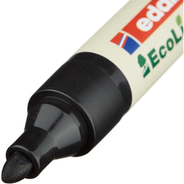 Маркер для бумаги для флипчартов Edding 31/1 Ecoline черный (толщина линии 1.5-3 мм) круглый наконечник