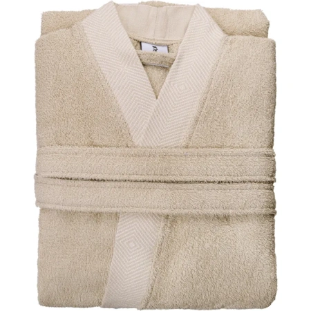 Халат махровый Комус Delray 54 (XXL) бежевый