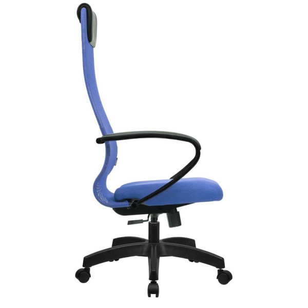 Кресло для руководителя Metta B-8 синие (сетка/ткань, пластик)