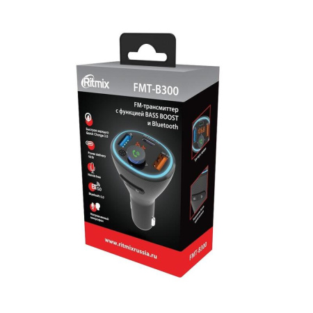 FM-трансмиттер Ritmix FMT-B300 (80000849)