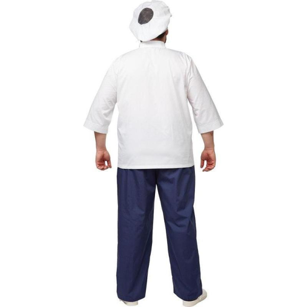 Куртка повара у14-КУ белая (размер 64-66 рост 182-188)