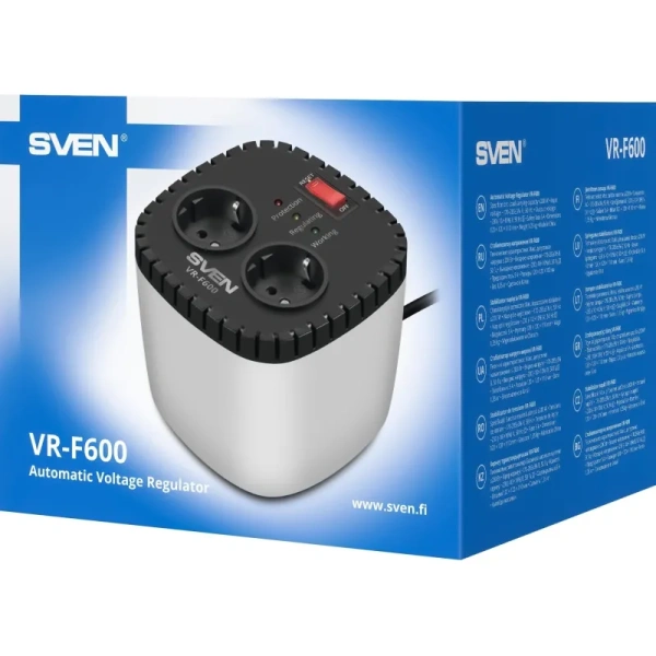 Стабилизатор напряжения Sven VR-F600 (SV-022570)