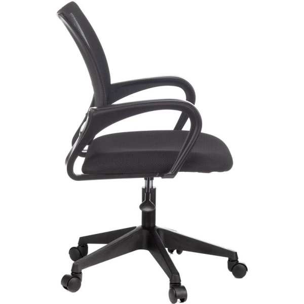 Кресло офисное Easy Chair 396 LT черное (сетка/ткань, пластик)