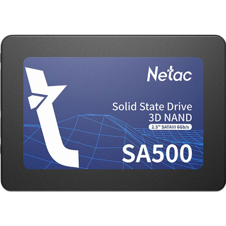 SSD накопитель Netac SA500 480 ГБ (NT01SA500-480-S3X) SSD накопитель Netac SA500 480 ГБ (NT01SA500-480-S3X)