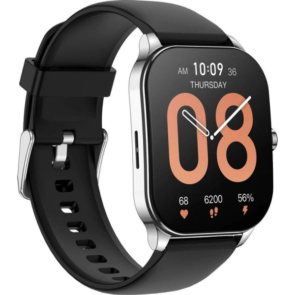 Смарт-часы Amazfit POP 3S A2318 черные/серебристые (AMF-6972596107095)