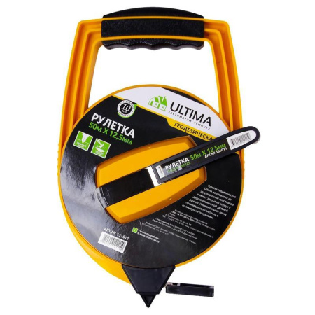 Рулетка геодезическая Ultima 50м x 12.5мм
