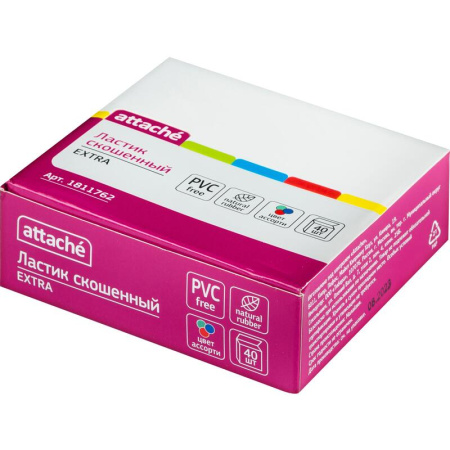 Ластик Attache Extra каучуковый прямоугольный 50x19x8 мм