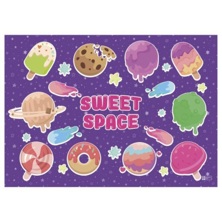 Пленка для уроков труда Вкусняшки А4 фиолетовая