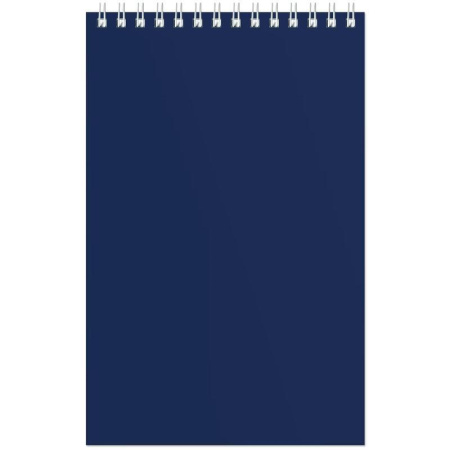 Блокнот Альт Офис A5 60 листов синий в клетку на спирали (127х203 мм) (артикул производителя 61355)