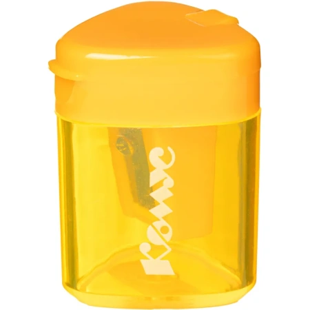 Точилка для карандашей Комус Класс с контейнером  пластиковая/металлическая Точилка для карандашей Комус Класс с контейнером  пластиковая/металлическая