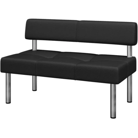 Модуль прямой Balance Bu2 двухместный черный (искусственная кожа)