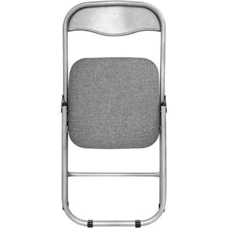 Стул складной РС 04 серый/серебро (ткань)