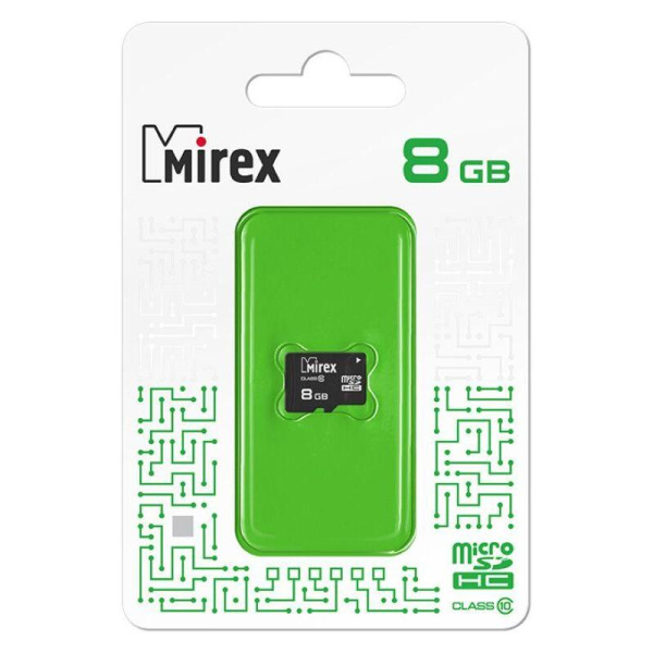 Карта памяти 8 ГБ microSDHC Mirex 13612-MC10SD08 Class 10