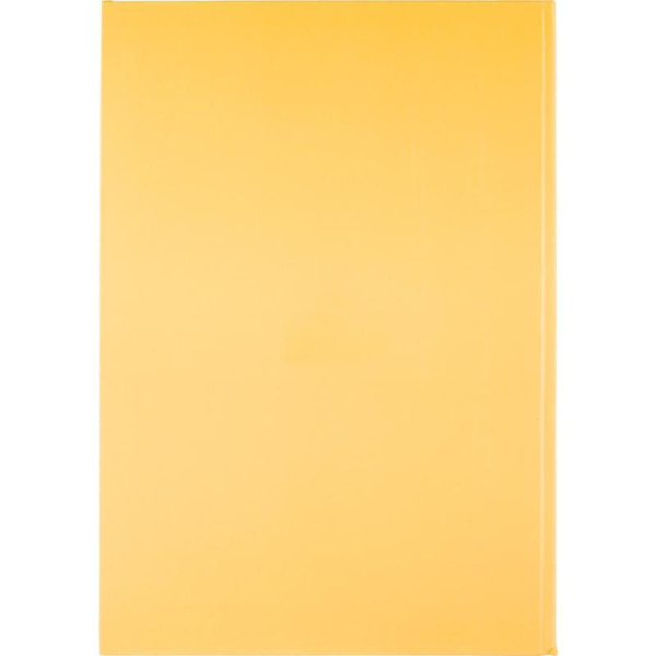 Книга учета 96 листов А4 в клетку на сшивке блок офсет Attache Bright  Сolours (обложка - картон, цвет желтый)