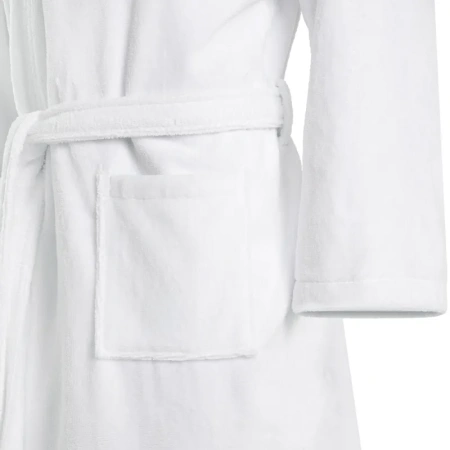 Халат велюровый Luscan размер 58 (4XL) белый