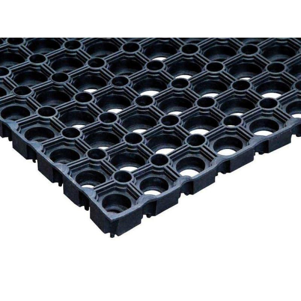 Резиновое покрытие универсальное черное (1000х1500х17 мм)