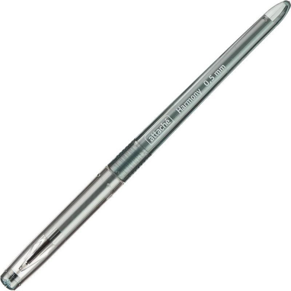Ручка гелевая Attache Harmony черная (толщина линии 0,3 мм)
