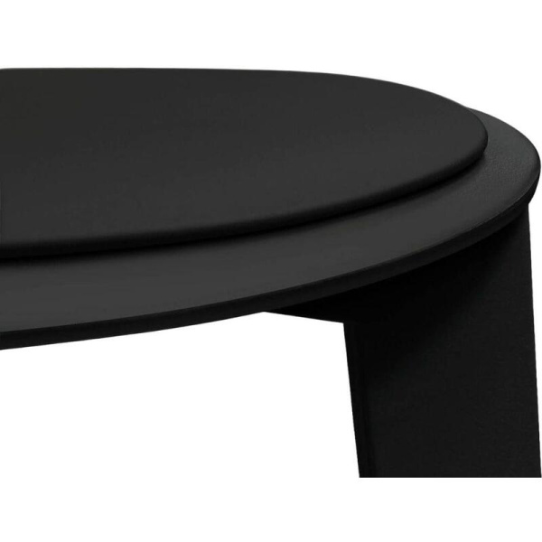 Стул для столовых SHT-S111-P черный (пластик)