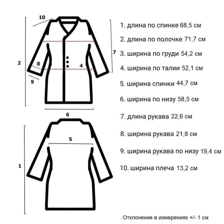 Блуза медицинская женская м16-БЛ с коротким рукавом синяя (размер 48-50,  рост 170-176)