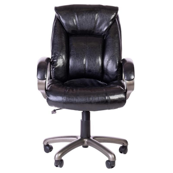 Кресло для руководителя 669 TPU черное (экокожа, пластик)