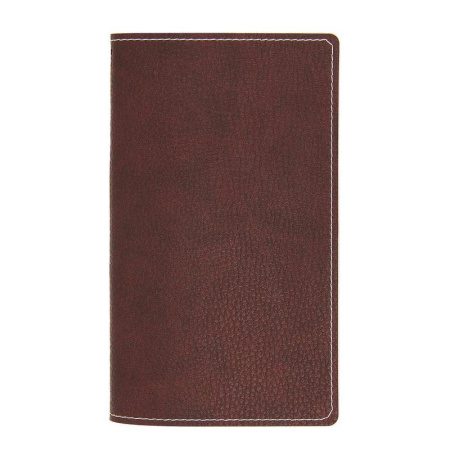 Визитница настольная Attache Bizon искусственная кожа на 96 визиток бордовая