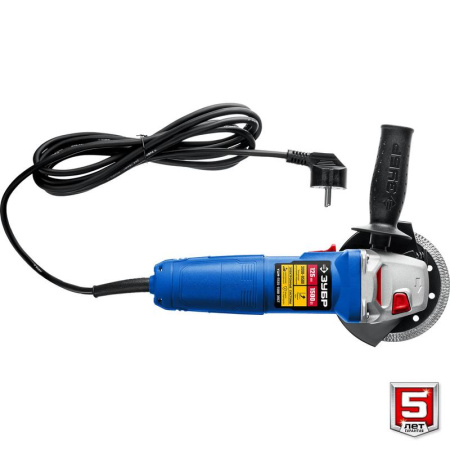 Шлифмашина угловая сетевая ЗУБР УШМ-П125-1500 ЭПСТ