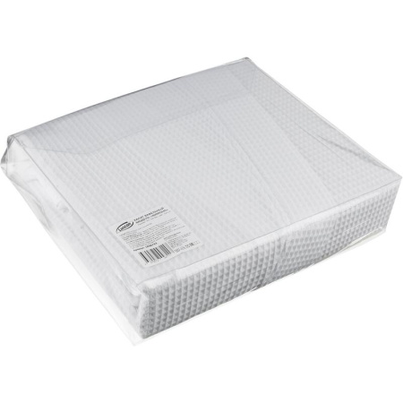 Халат вафельный Luscan размер 54-56 (XXL) белый