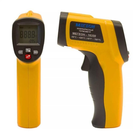 Термометр бесконтактный пирометр МЕГЕОН 16350 Термометр бесконтактный пирометр МЕГЕОН 16350