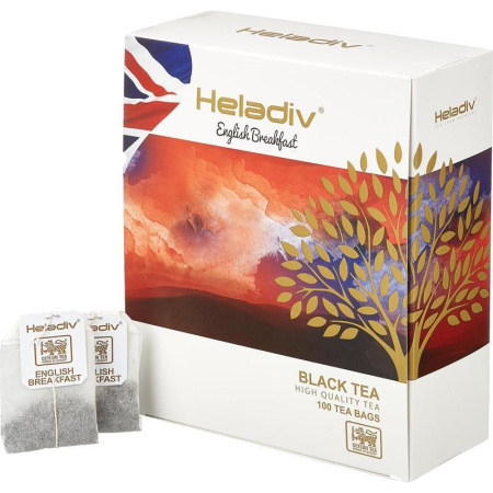 Чай Heladiv English Breakfast черный 100 пакетиков