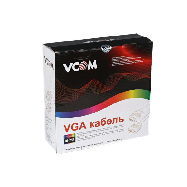 Кабель VCOM VGA - VGA 10 метров (VVG6448-10MC)