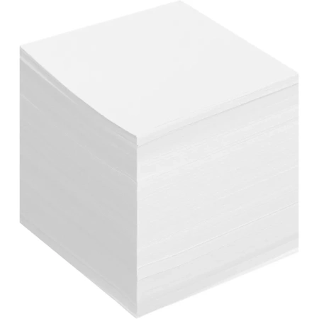 Блок для записей 90x90x90 мм в боксе белый Комус (плотность 100 г/кв.м)