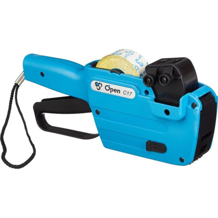 Этикет-пистолет Open С17 двухстрочный (прямоугольная лента, 7 символов в строке, 26x16 мм)