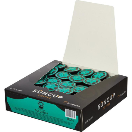 Кофе в капсулах для кофемашин Suncup Colombia (50 штук в упаковке)