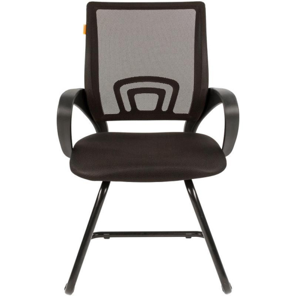 Конференц-кресло Chairman 696 V черное (сетка/ткань, металл черный)
