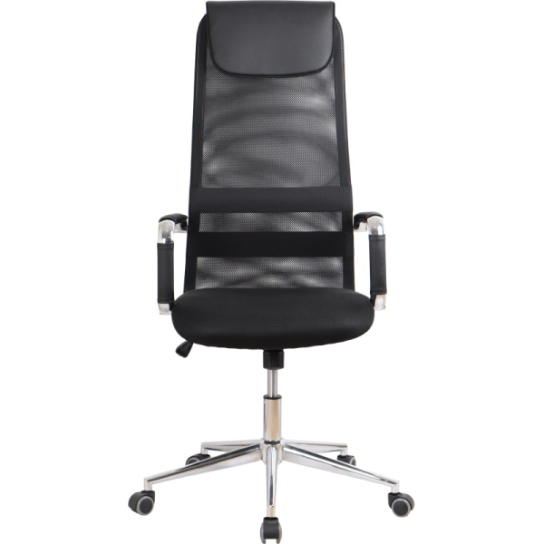 Кресло для руководителя Easy Chair 565 TW чёрное (сетка/ткань, металл)