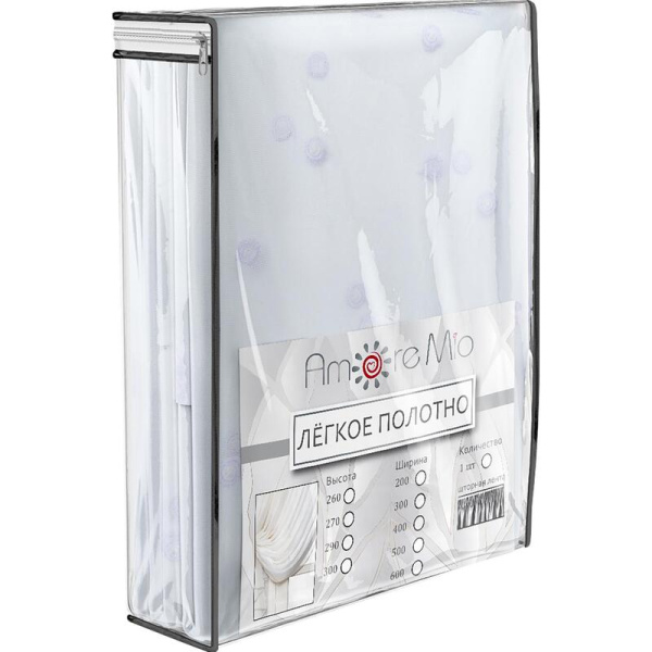Тюль Amore Mio Classic 300x270 см белый (161493-w)
