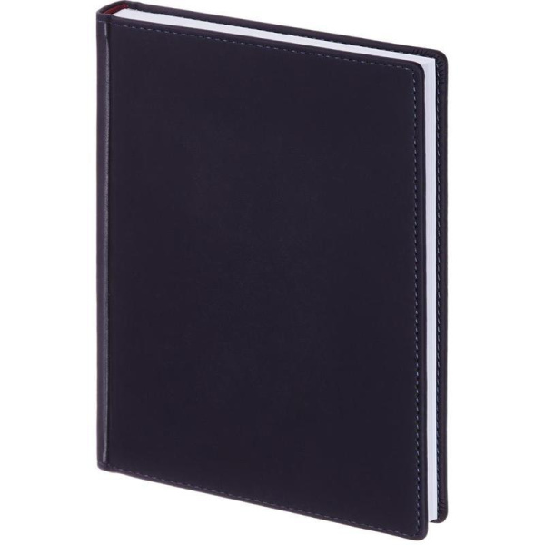 Ежедневник недатированный Attache Velvet искусственная кожа Soft Touch  A5+ 136 листов синий (146х206 мм)