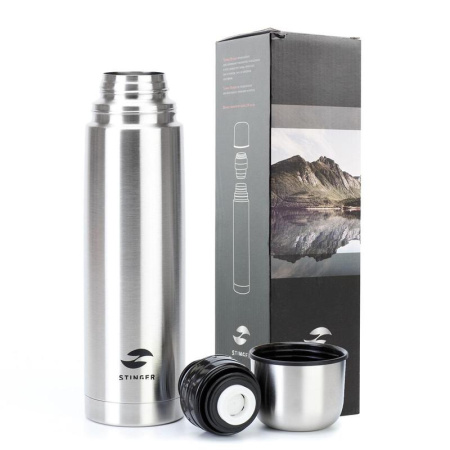 Термос Stinger 1 л серебристый