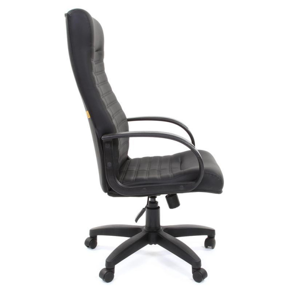 Кресло для руководителя Chairman 480 LT черное (искусственная кожа, пластик)