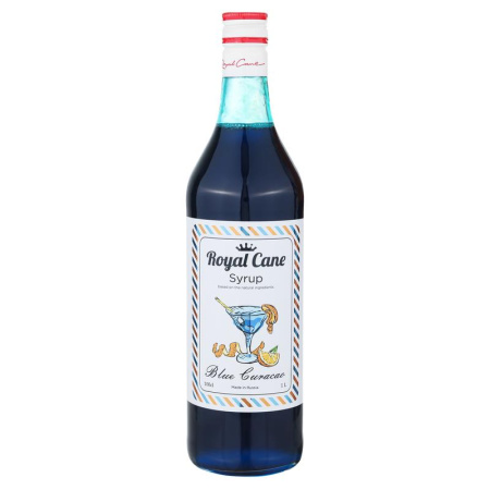 Сироп Royal Cane Блю Кюрасао,стекло, 1л