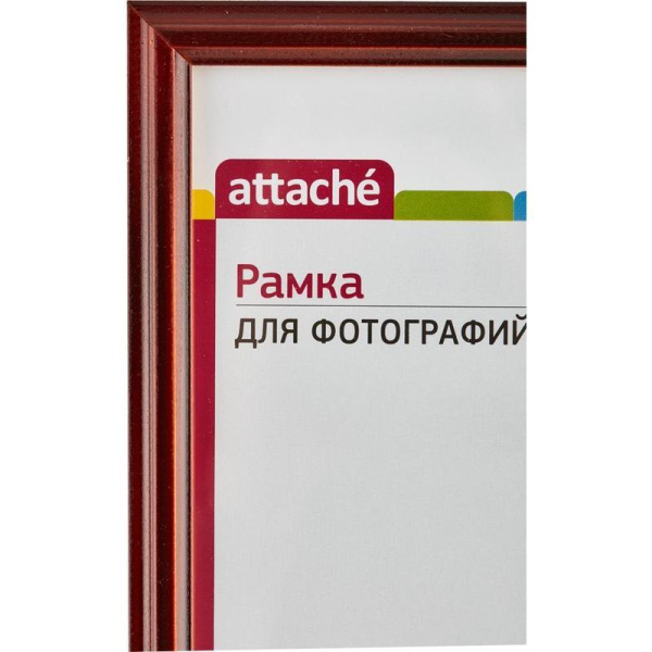 Рамка Attache А4 21x30 см деревянный багет 14 мм коньяк