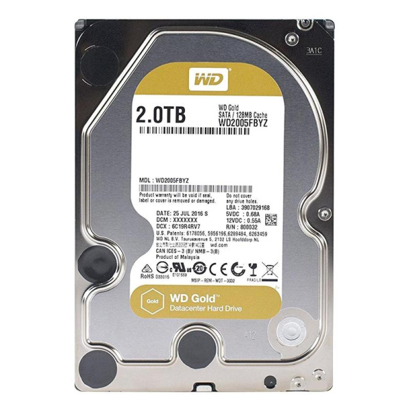 Жесткий диск Western Digital Gold 2 ТБ (WD2005FBYZ)