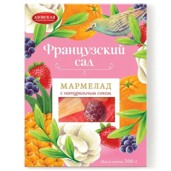 Мармелад Азовская КФ Французский сад 300 г