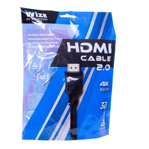 Кабель Wize HDMI-HDMI M/M 3 метра C-HM-HM-3M