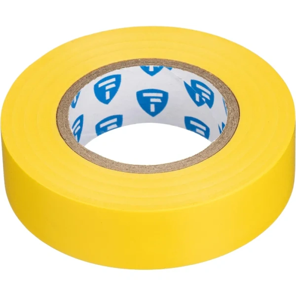 Изолента TOPFORT ПВХ 19 мм x 20 м жёлтая (1687222)