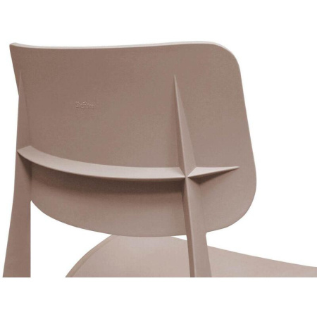 Стул для столовых SHT-S110-P капучино (пластик)