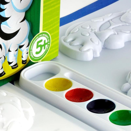 Набор для изготовления магнитов Lori из гипса Африканские животные